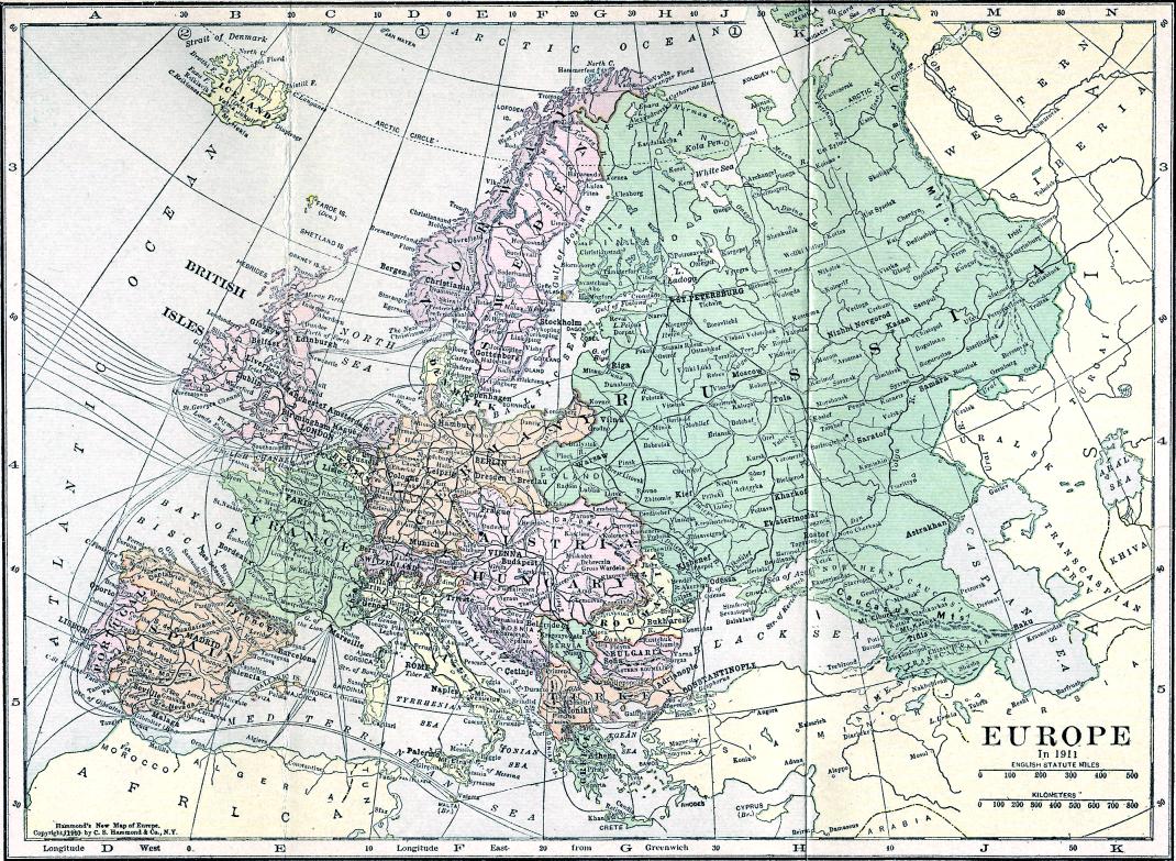 [Europe in 1911]